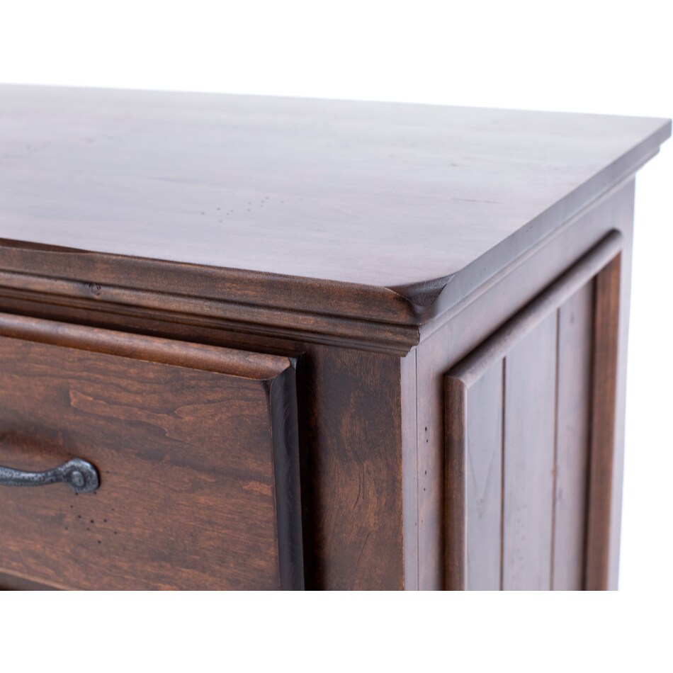 daniels amish collection brown drawer   