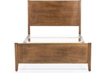 daniels amish collection brown full bed package pfp  