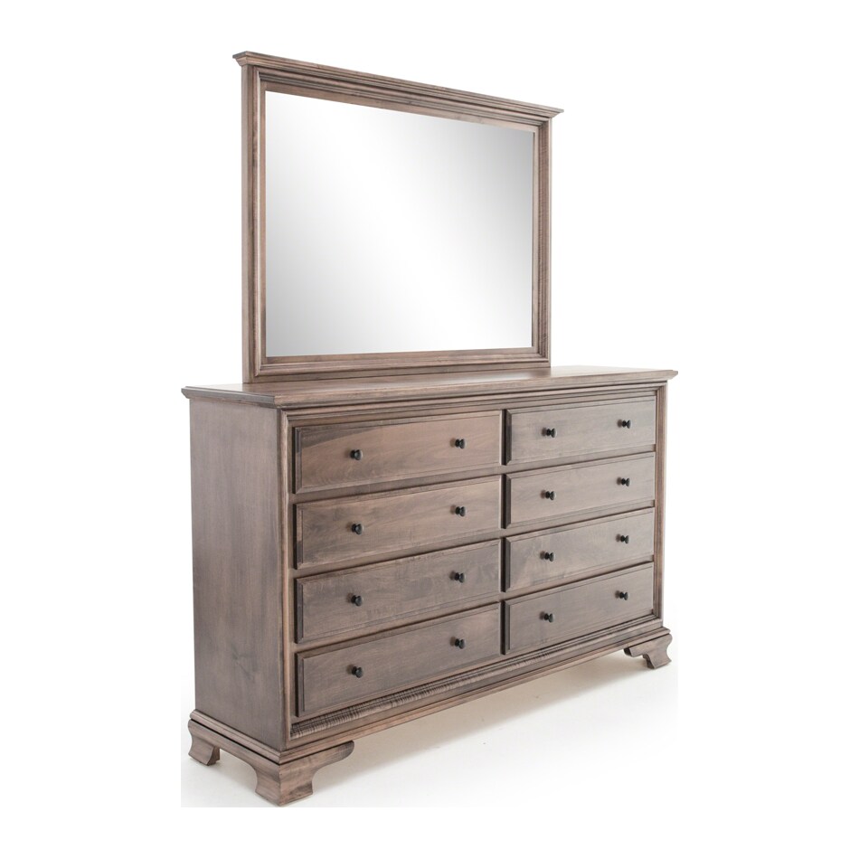 daniels amish collection brown mirror   