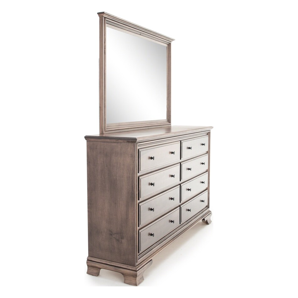 daniels amish collection brown mirror   
