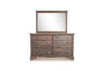 daniels amish collection brown mirror   