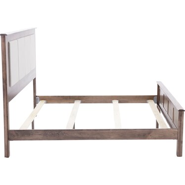 Daniel's Amish Manchester Queen Upholstered Three Panel Bed