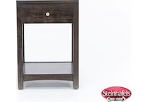 daniels amish collection brown single drawer  image   