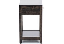 daniels amish collection brown single drawer   