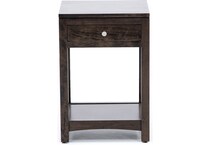 daniels amish collection brown single drawer   