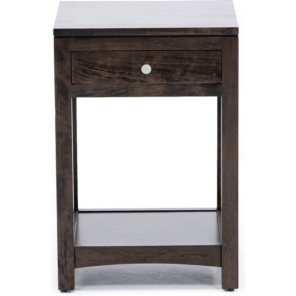 daniels amish collection brown single drawer   