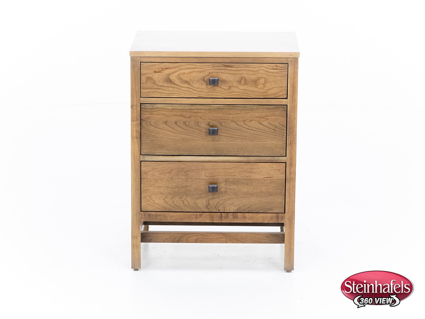 daniels amish collection brown three drawer  image   