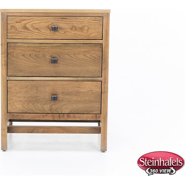 Daniel's Amish Studio Three Drawer Nightstand