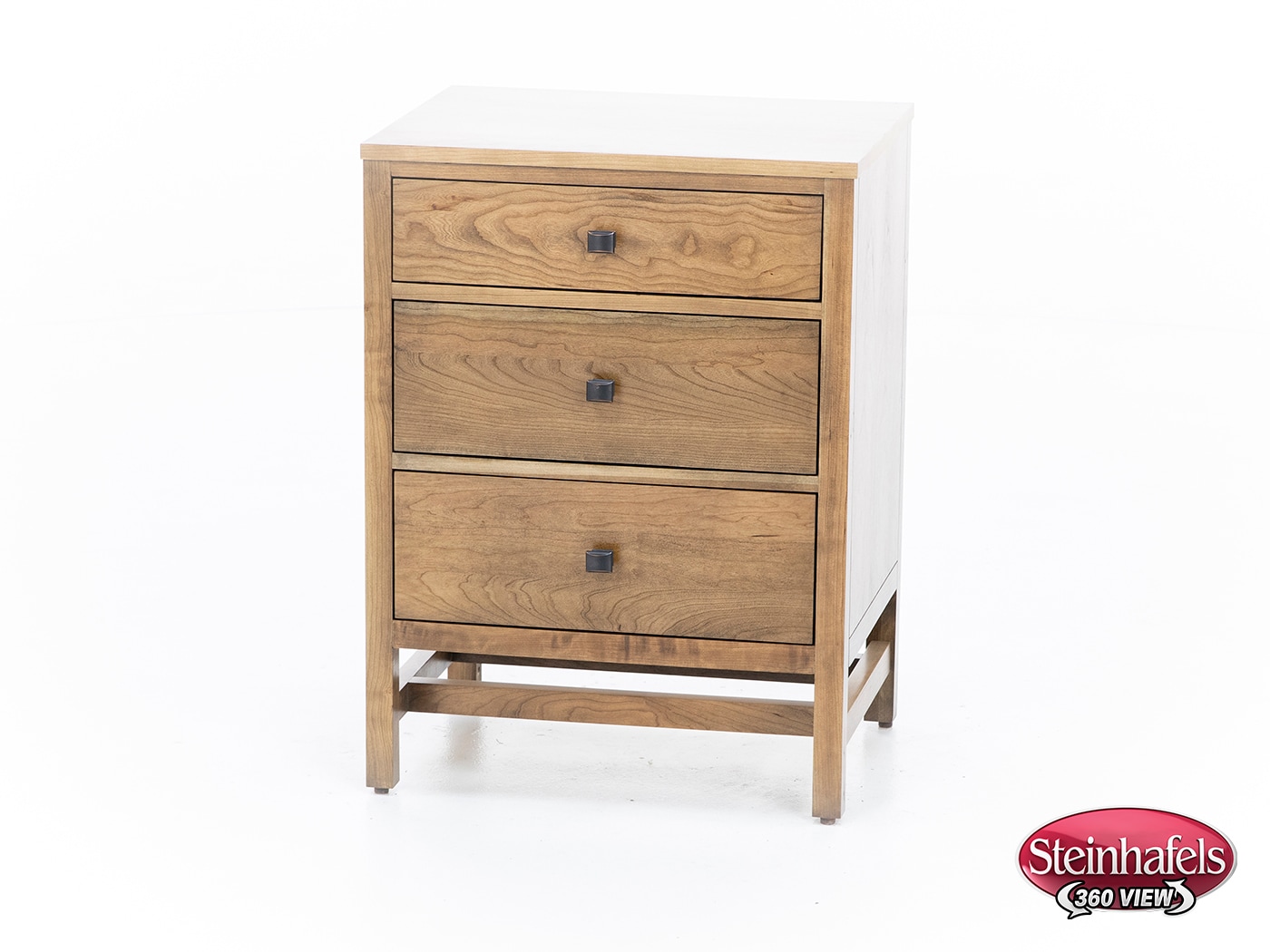 daniels amish collection brown three drawer  image   
