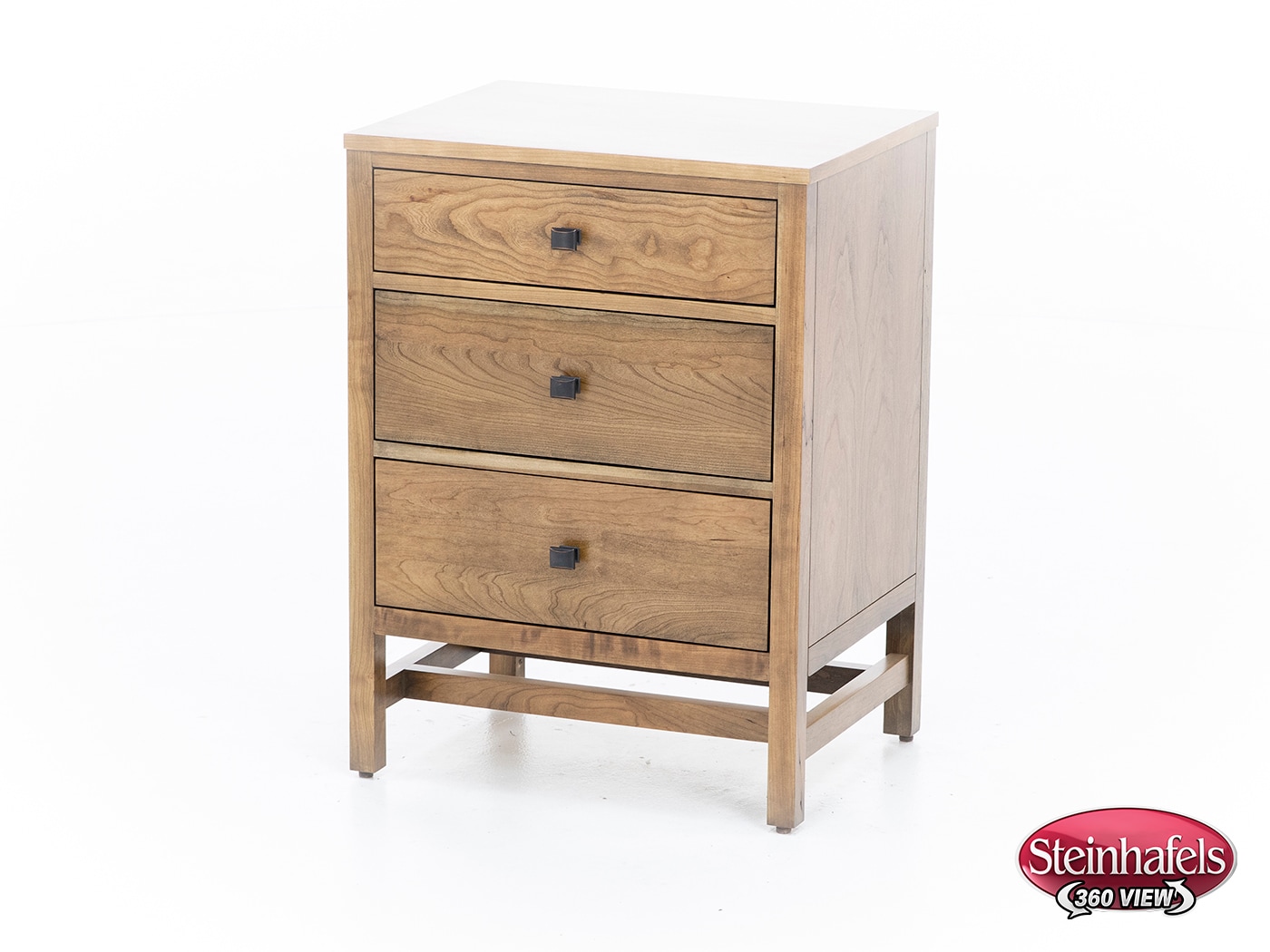 daniels amish collection brown three drawer  image   