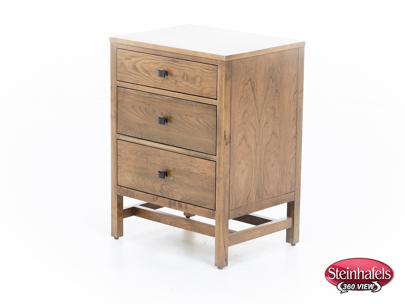 daniels amish collection brown three drawer  image   