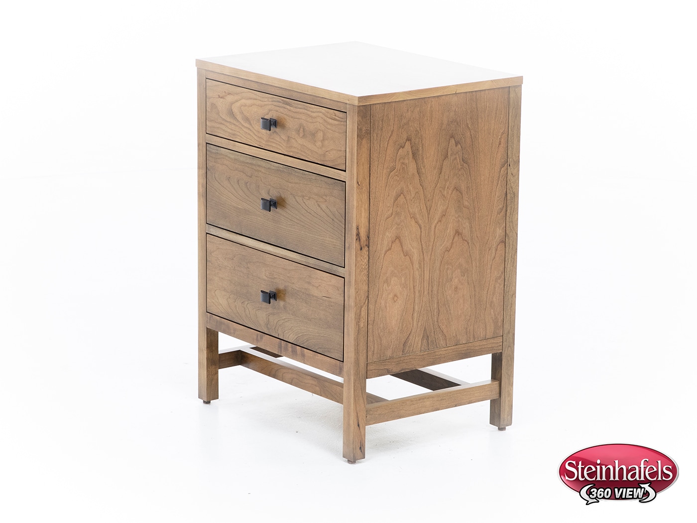 daniels amish collection brown three drawer  image   