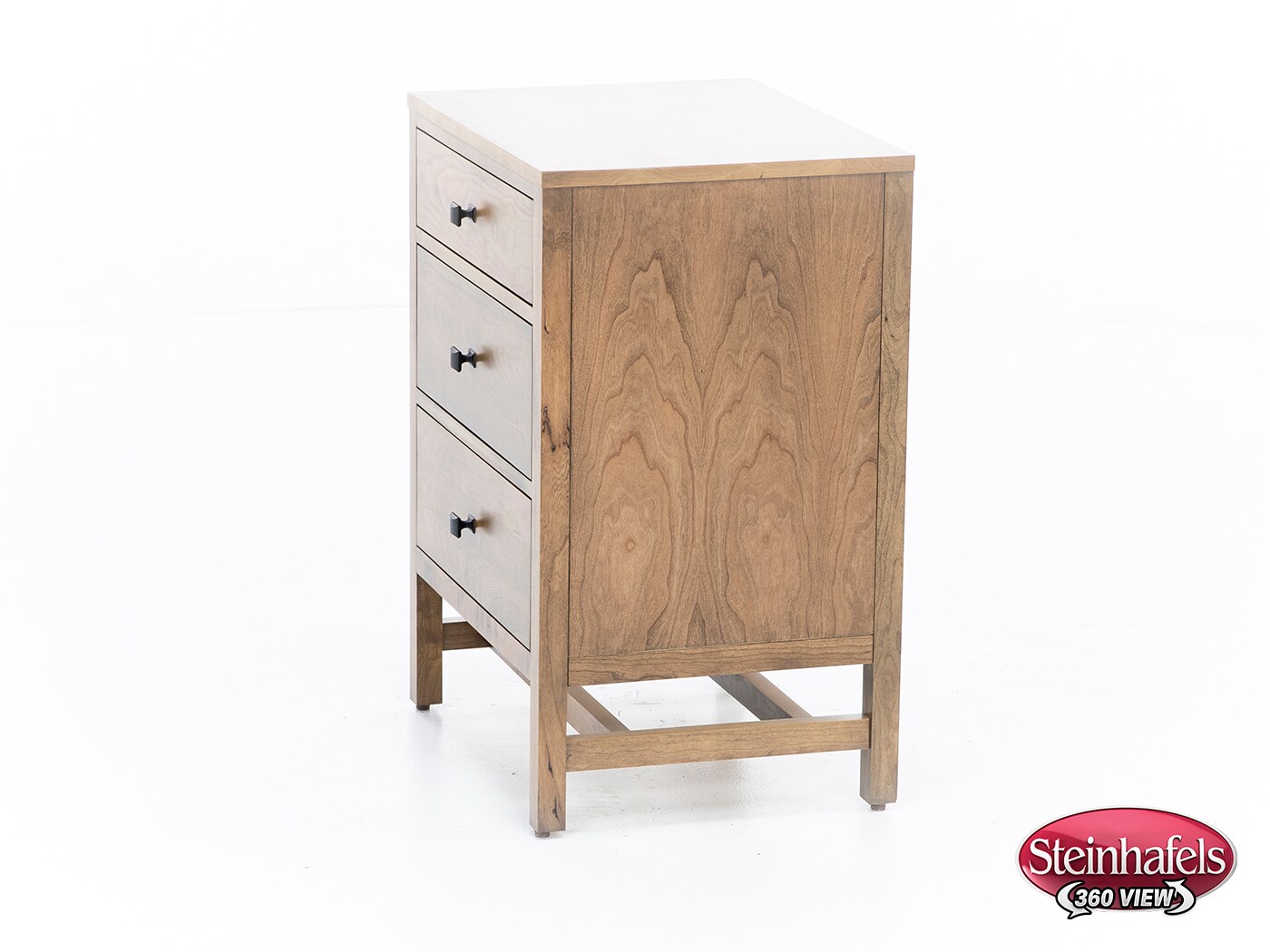 daniels amish collection brown three drawer  image   