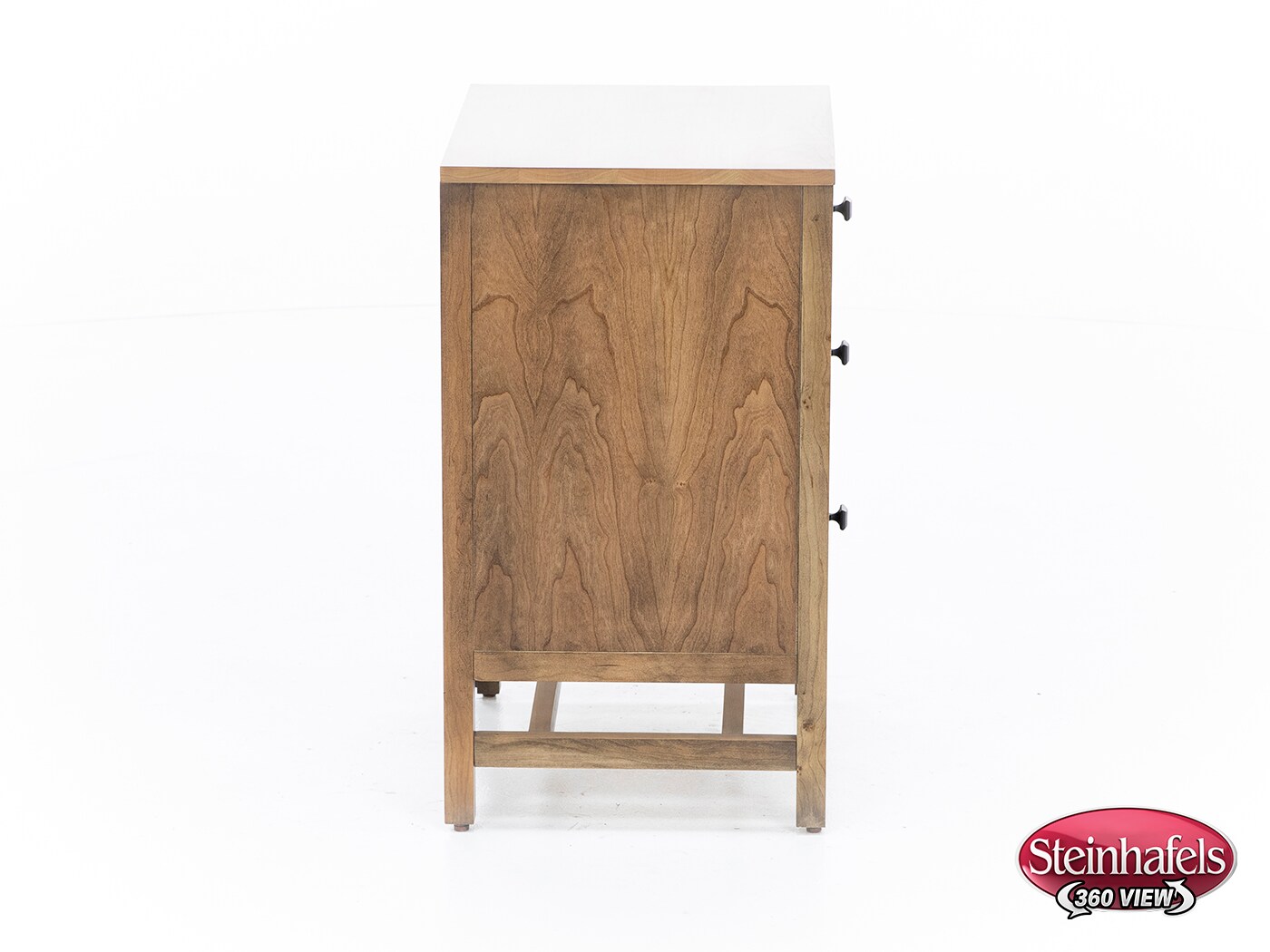 daniels amish collection brown three drawer  image   
