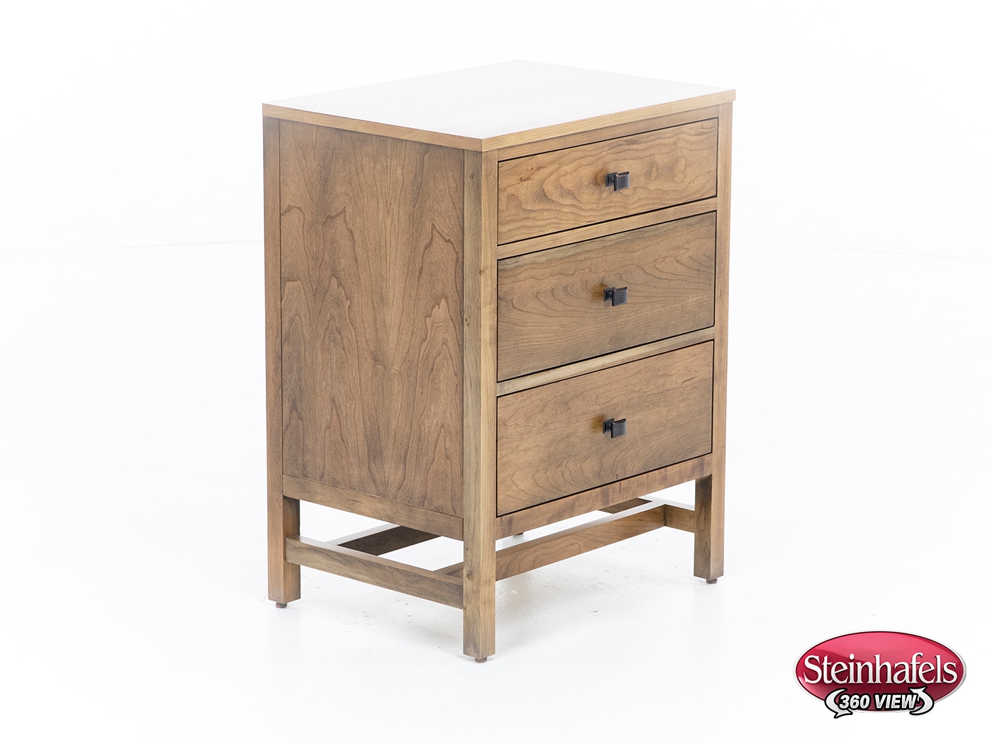 daniels amish collection brown three drawer  image   