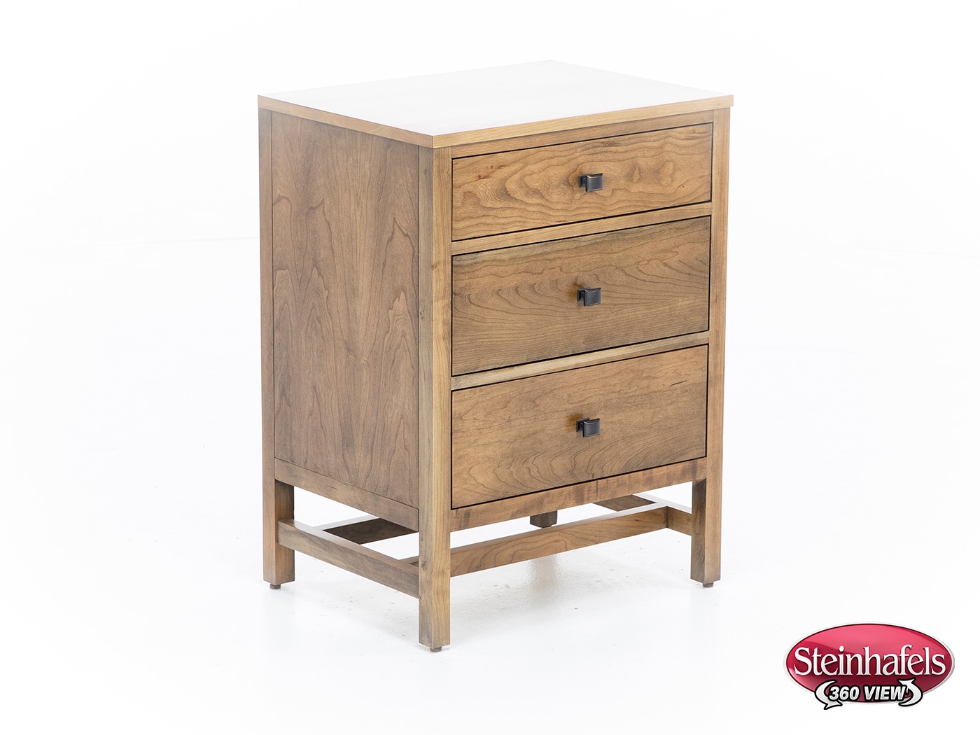 daniels amish collection brown three drawer  image   
