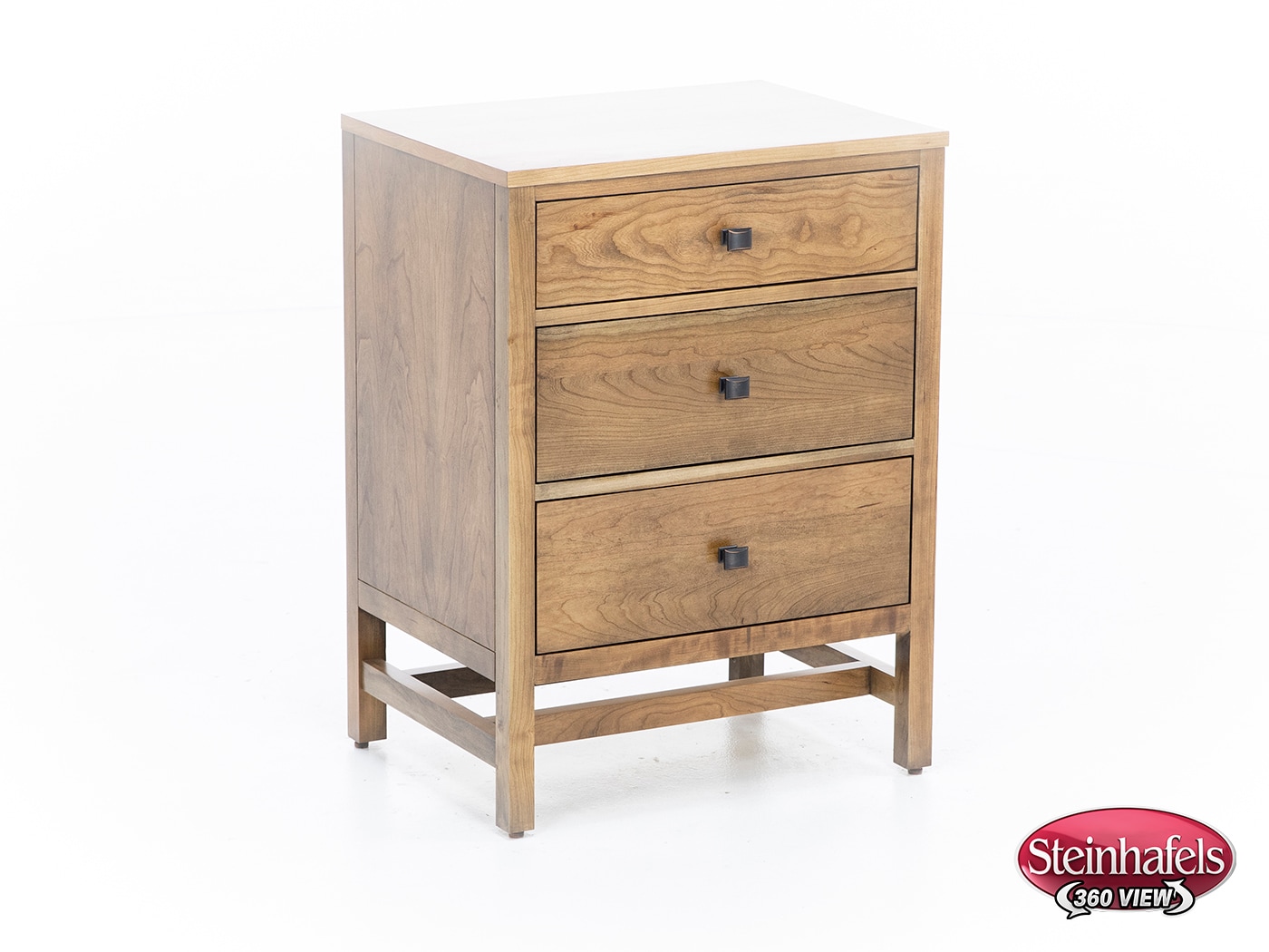 daniels amish collection brown three drawer  image   