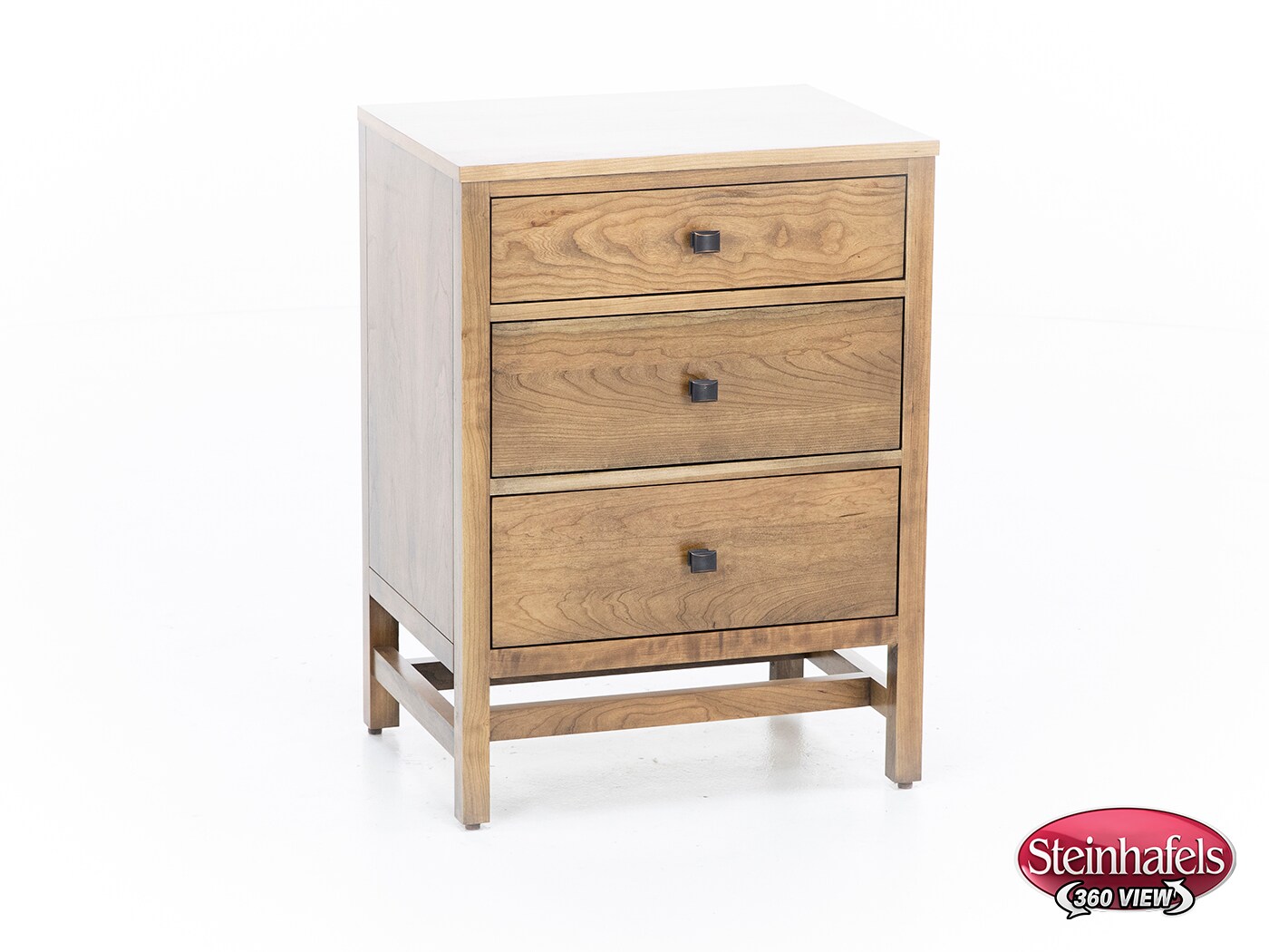 daniels amish collection brown three drawer  image   