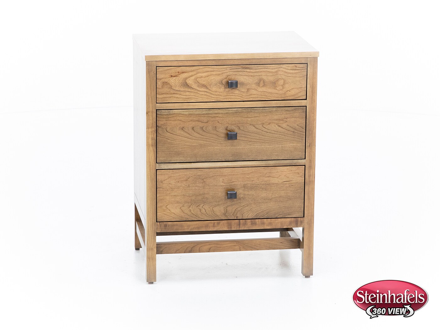 daniels amish collection brown three drawer  image   