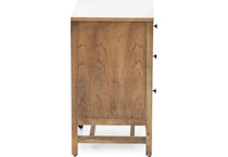 daniels amish collection brown three drawer   