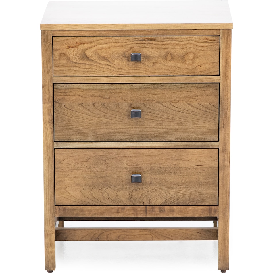 daniels amish collection brown three drawer   