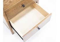 daniels amish collection brown three drawer   