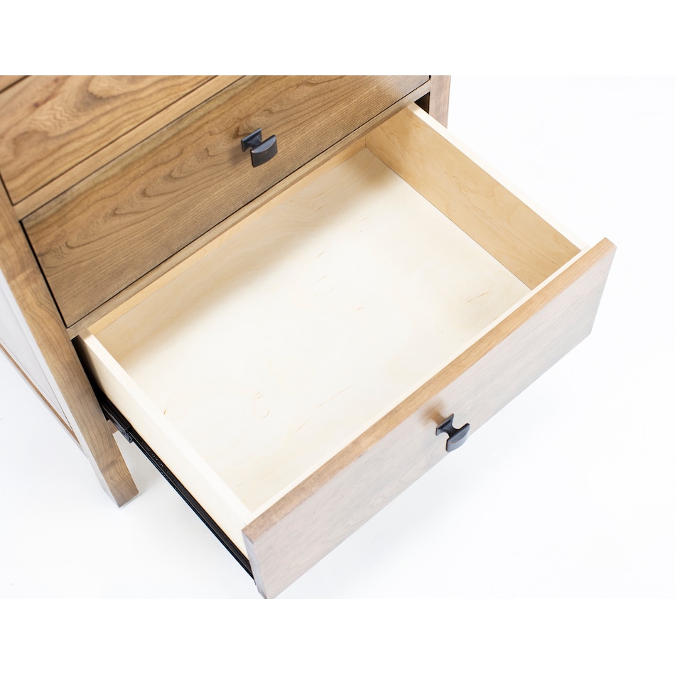 daniels amish collection brown three drawer   