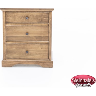Daniel's Amish Elegance Three Drawer Nightstand
