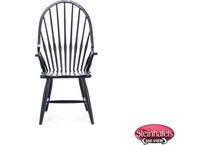 daniels amish black inch standard seat height arm chair  image   