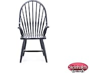 daniels amish black inch standard seat height arm chair  image   