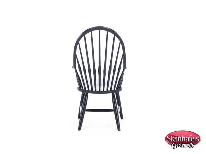 daniels amish black inch standard seat height arm chair  image   