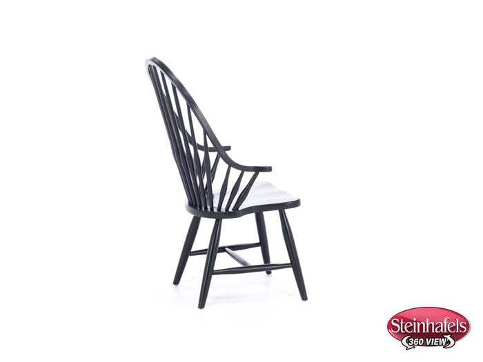 daniels amish black inch standard seat height arm chair  image   