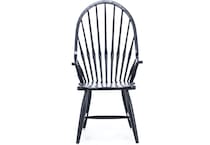 daniels amish black inch standard seat height arm chair   