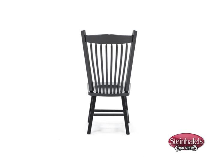 daniels amish black inch standard seat height side chair  image   