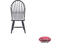 daniels amish black inch standard seat height side chair  image   