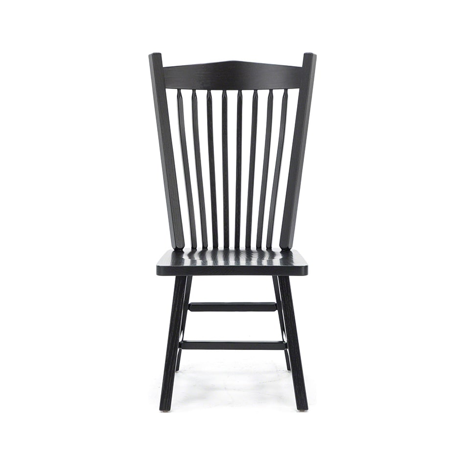 daniels amish black inch standard seat height side chair   