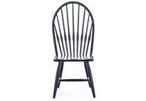 daniels amish black inch standard seat height side chair   