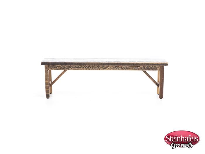 daniels amish brown inch standard seat height bench  image   