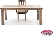 daniels amish brown inch standard height rectangle  image p  