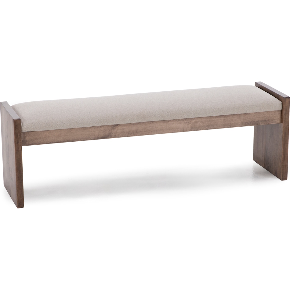 daniels amish brown bench   