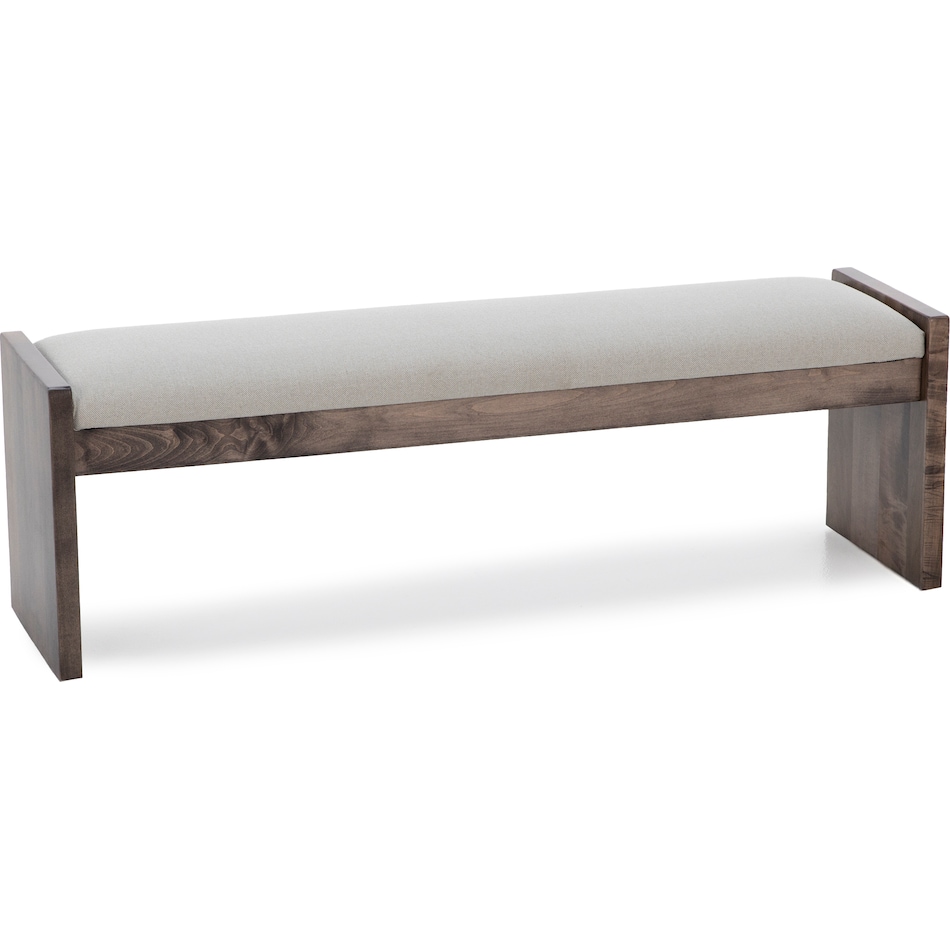 daniels amish brown bench   