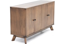 daniels amish brown buffet server sideboard   