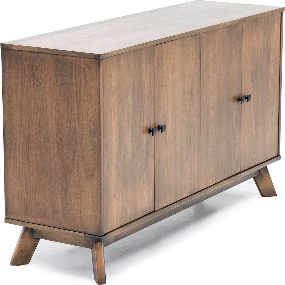 daniels amish brown buffet server sideboard   