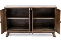 daniels amish brown buffet server sideboard   