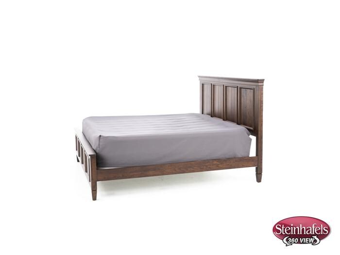 daniels amish brown king bed package  image k  
