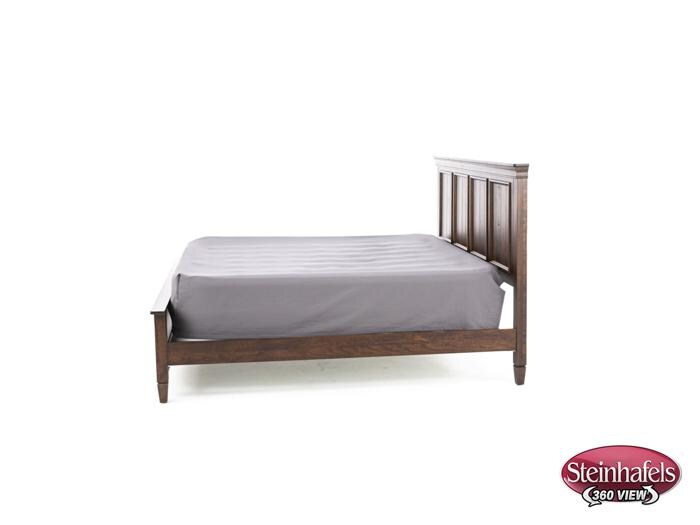 daniels amish brown king bed package  image k  