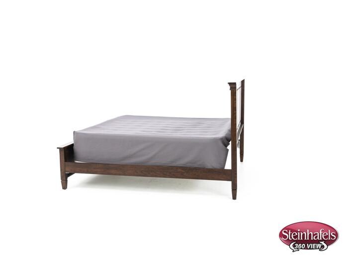daniels amish brown king bed package  image k  