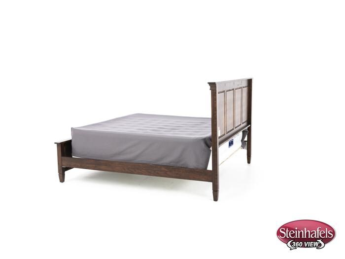 daniels amish brown king bed package  image k  