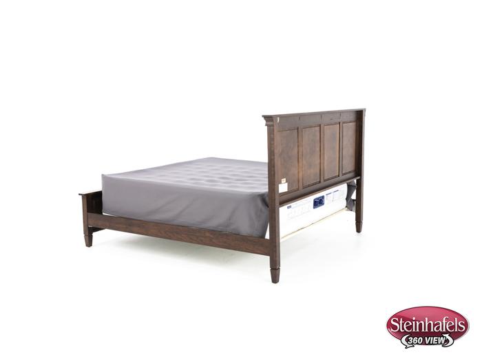 daniels amish brown king bed package  image k  