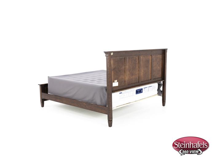 daniels amish brown king bed package  image k  